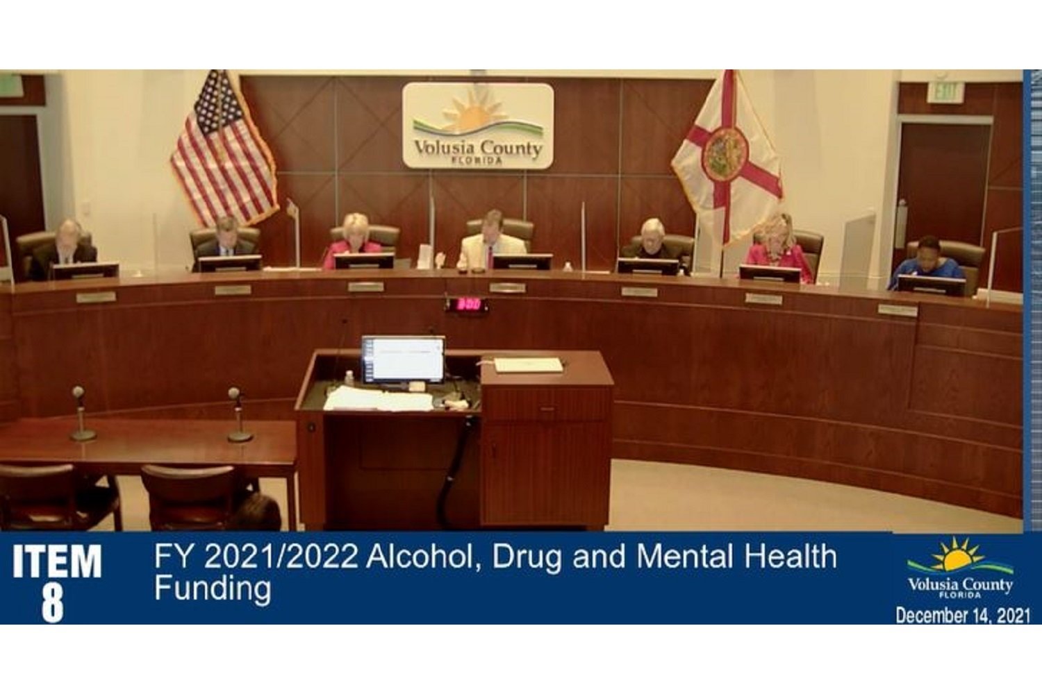 Volusia County Council Approves Funding For Substance Abuse & Mental